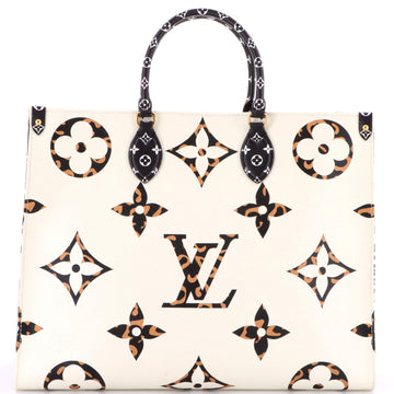 Louis Vuitton OnTheGo Tote Limited Edition Jungle Monogram Giant GM
