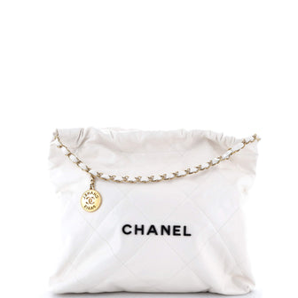 Chanel 22 Chain Hobo Quilted Calfskin Medium