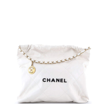 Chanel 22 Chain Hobo Quilted Calfskin Medium