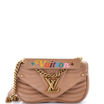 Louis Vuitton New Wave Chain Bag Quilted Leather MM