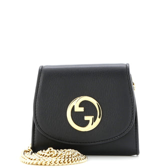 Gucci Blondie NM Wallet on Chain Leather Medium