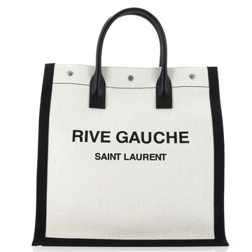 Saint Laurent Rive Gauche Shopper Tote Canvas Tall