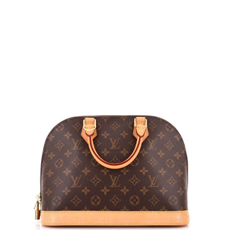 Louis Vuitton Alma Handbag Monogram Canvas PM