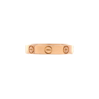 Cartier Love Wedding Band Ring 18K Rose Gold