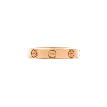 Cartier Love Wedding Band Ring 18K Rose Gold