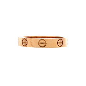 Cartier Love Wedding Band Ring 18K Rose Gold