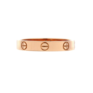 Cartier Love Wedding Band Ring 18K Rose Gold
