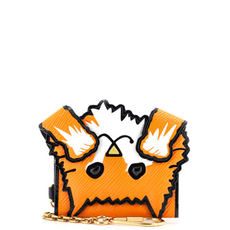 Louis Vuitton Cat Card Case Limited Edition Grace Coddington Epi Leather and Catogram Canvas