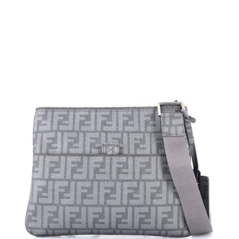 Fendi Slip Pocket Messenger Zucca Coated Canvas Medium