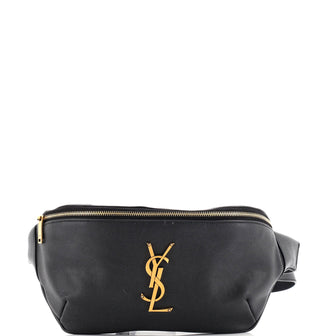 Saint Laurent Classic Monogram Belt Bag Leather