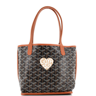 Goyard Anjou Reversible Tote Printed Coated Canvas Mini