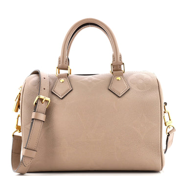 Louis Vuitton Speedy Bandouliere Bag Monogram Empreinte Giant 25