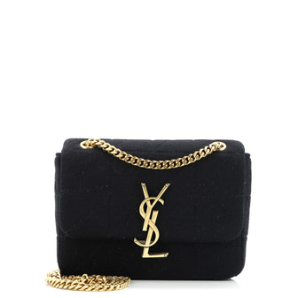 Saint Laurent Jamie Flap Bag Quilted Jersey Small