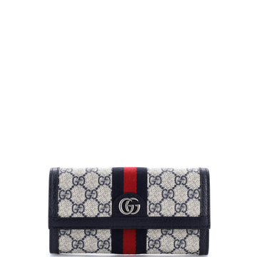 Gucci Ophidia Continental Wallet GG Coated Canvas