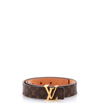 Louis Vuitton LV Initiales Belt Monogram Canvas Thin
