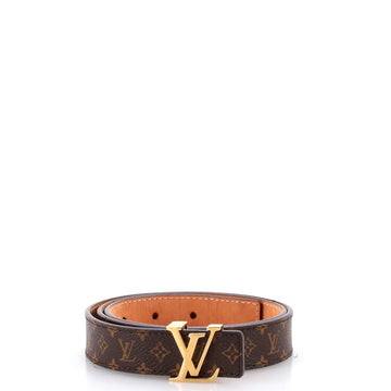 Louis Vuitton LV Initiales Belt Monogram Canvas Thin