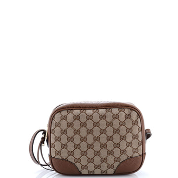 Gucci Bree Disco Crossbody Bag GG Canvas with Leather Mini
