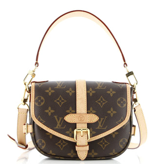 Louis Vuitton Saumur Handbag Monogram Canvas BB