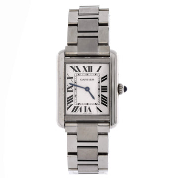 Cartier Tank Francaise Quartz Watch Stainless Steel 25