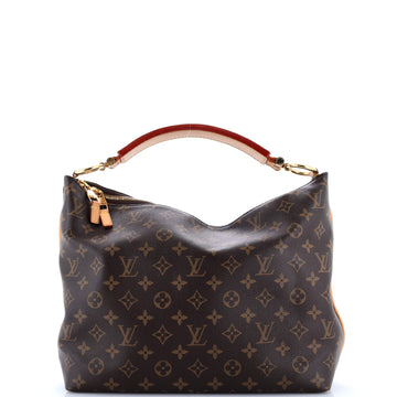 Louis Vuitton Sully Handbag Monogram Canvas PM