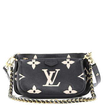 Louis Vuitton Multi Pochette Accessoires Bicolor Monogram Empreinte Giant