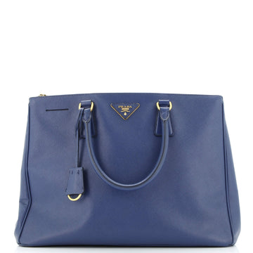 Prada Double Zip Lux Tote Saffiano Leather Medium