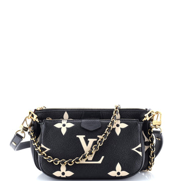 Louis Vuitton Multi Pochette Accessoires Bicolor Monogram Empreinte Giant