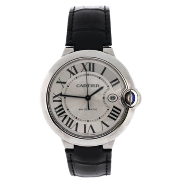 Cartier Ballon Bleu de Cartier Automatic Watch Stainless Steel and Alligator 42