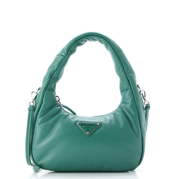 Prada Padded Hobo Leather Mini