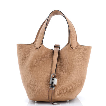 Hermes Picotin Lock Bag Clemence PM