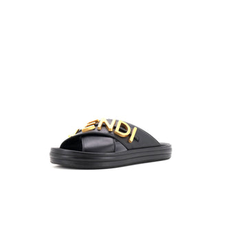 Fendi Women's Fendigraphy Slide Sandals Leather