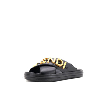 Fendi Women's Fendigraphy Slide Sandals Leather