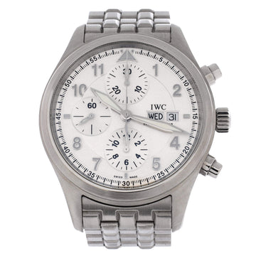 IWC Schaffhausen Pilot Chronograph Automatic Watch Stainless Steel 43