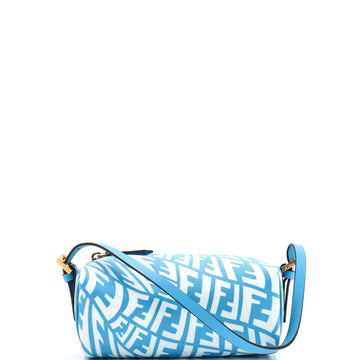 Fendi Zip Shoulder Bag Vertigo Zucca Coated Canvas Mini