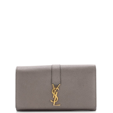 Saint Laurent Monogram Continental Wallet Leather