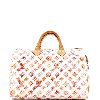 Louis Vuitton Speedy Handbag Monogram Watercolor Aquarelle 35