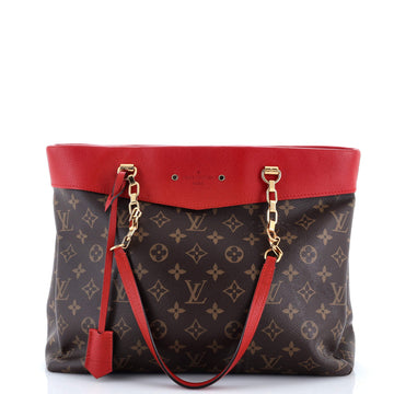 Louis Vuitton Pallas Shopper Monogram Canvas and Calfskin