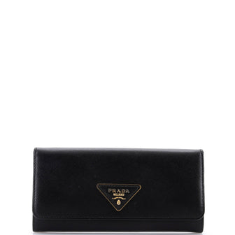 Prada Robot Flap Wallet Saffiano Leather Long