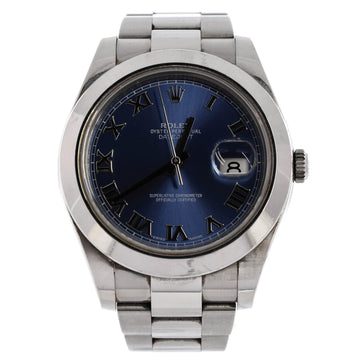 Rolex Oyster Perpetual Datejust II Automatic Watch Stainless Steel 41