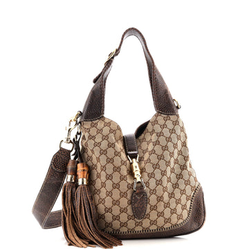 Gucci New Jackie Bag GG Canvas Medium