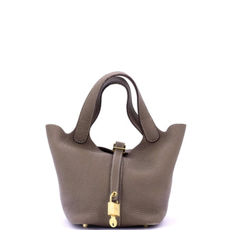 Hermes Picotin Lock Bag Clemence PM