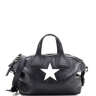 Givenchy Nightingale Satchel Printed Leather Mini
