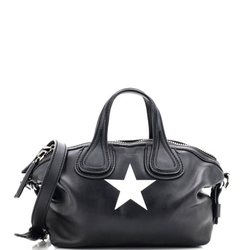 Givenchy Nightingale Satchel Printed Leather Mini
