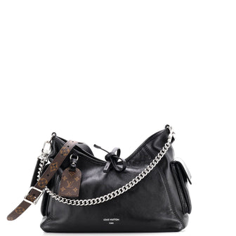 Louis Vuitton CarryAll Cargo Hobo Leather with Monogram Canvas PM