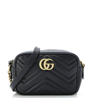 Gucci GG Marmont Shoulder Bag Matelasse Leather Mini