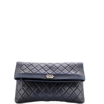 Chanel Boy Beauty CC Clutch Quilted Lambskin