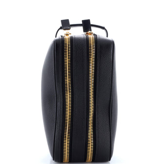 Tom Ford Double Zip Toiletry Bag Leather