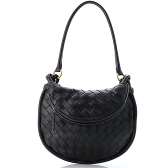 Bottega Veneta Gemelli Shoulder Bag Intrecciato Leather Small