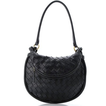 Bottega Veneta Gemelli Shoulder Bag Intrecciato Leather Small