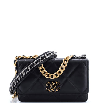 Chanel 19 Wallet on Chain Quilted Goatskin